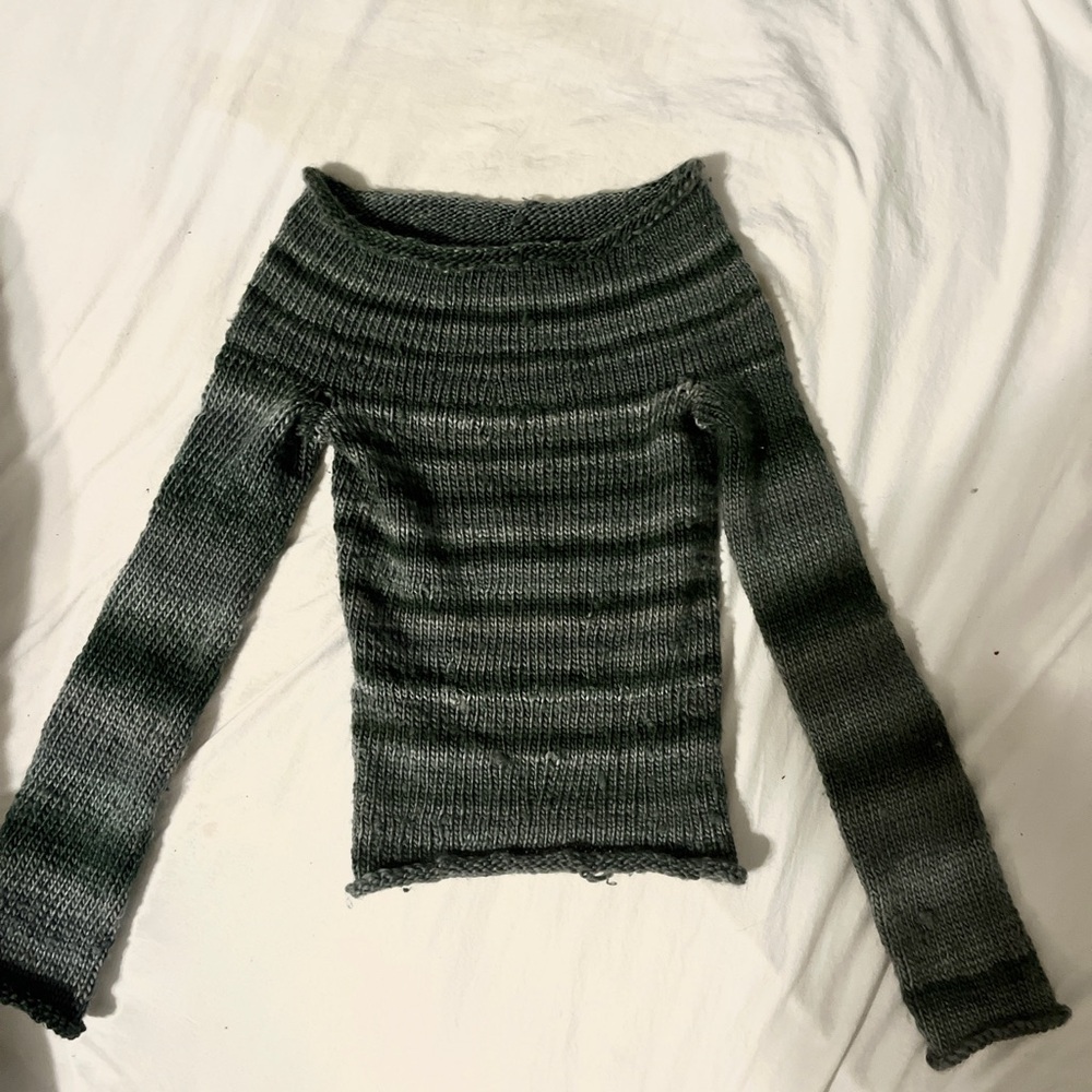 Striped blue and grey Sweater